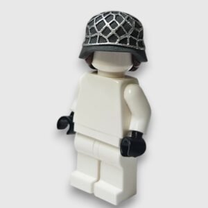 Casque Tactique Stahlhelm (Grillage Argenté & Cheveux)