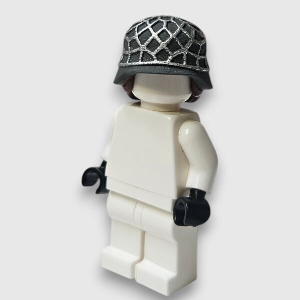 Casque Tactique Stahlhelm (Grillage Argenté & Cheveux)