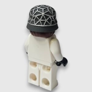 Casque Tactique Stahlhelm (Grillage Argenté & Cheveux)