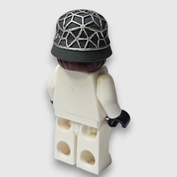 Casque Tactique Stahlhelm (Grillage Argenté & Cheveux)